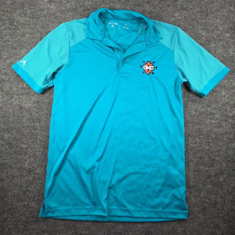 Antigua Men's Blue Polo-shirts